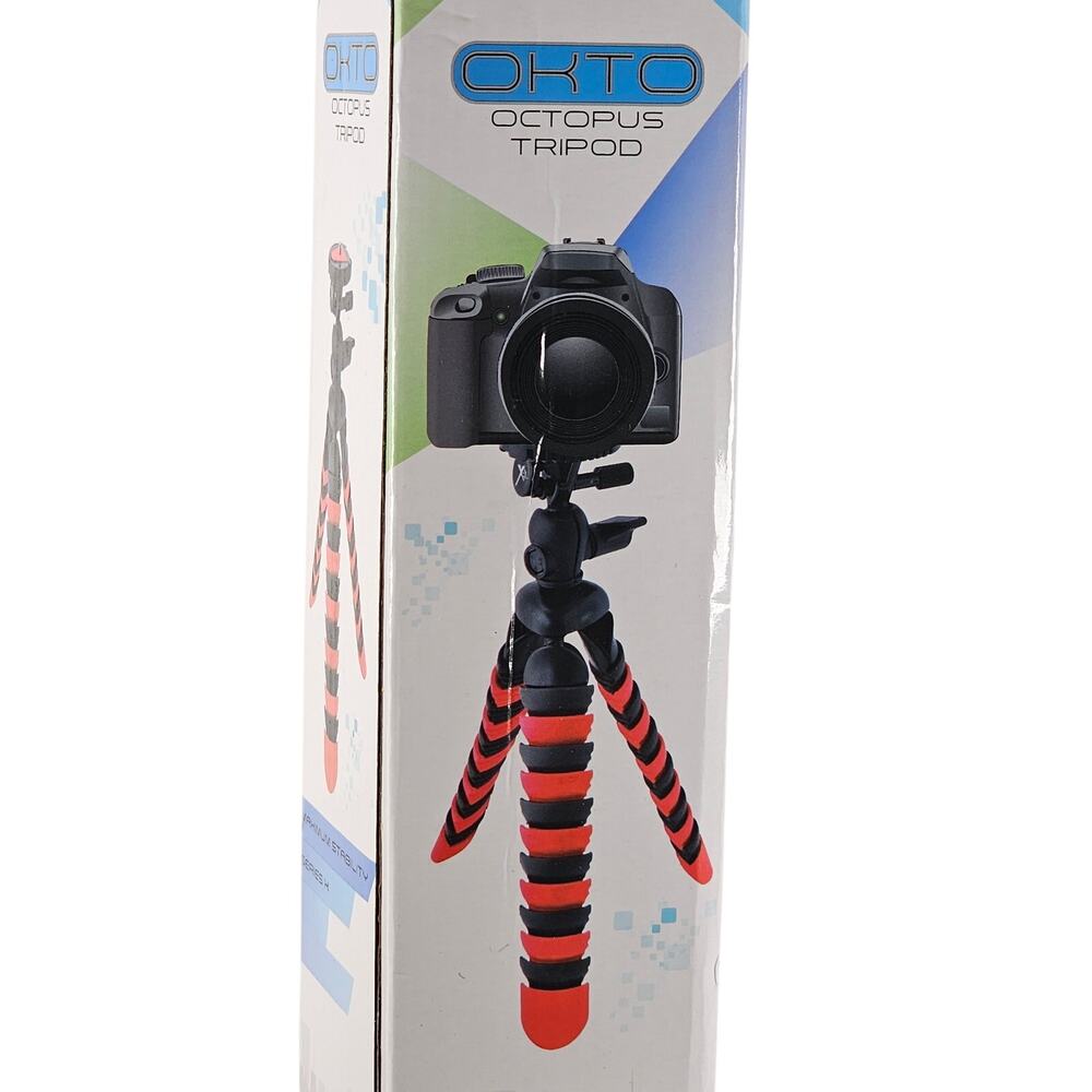 12" OKTO Octopus Flexible Tripod Be Pro BP-OKTO12 Camera Mount New